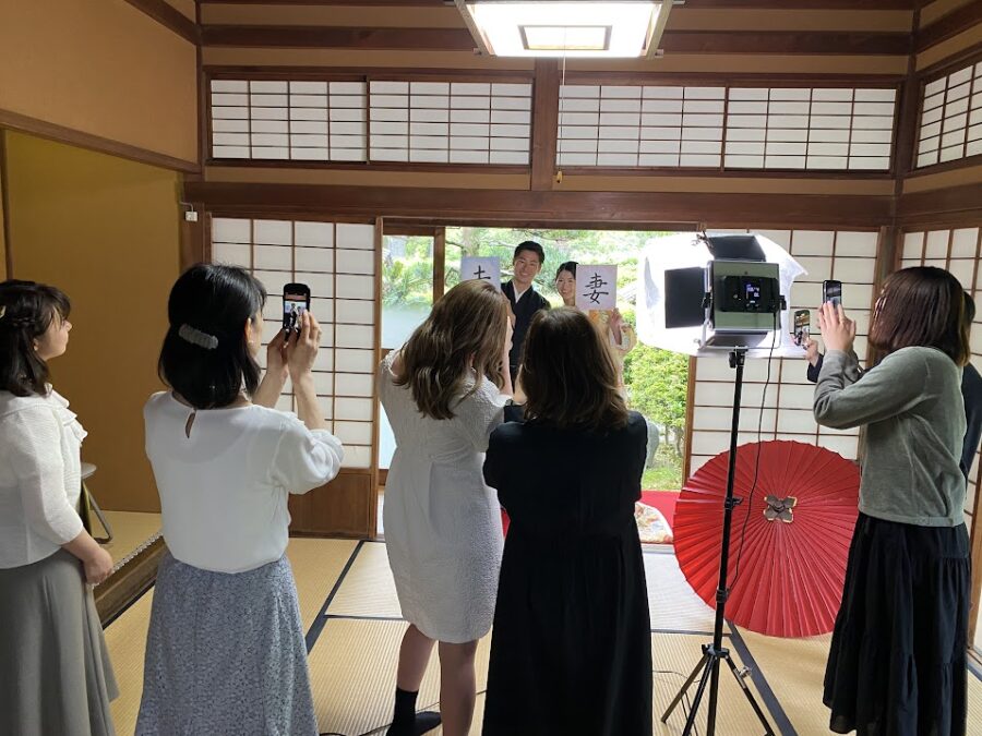 中村公園　記念館　和装前撮りロケ